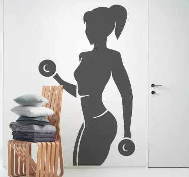 Nalepka za steno fitnesa - TenStickers