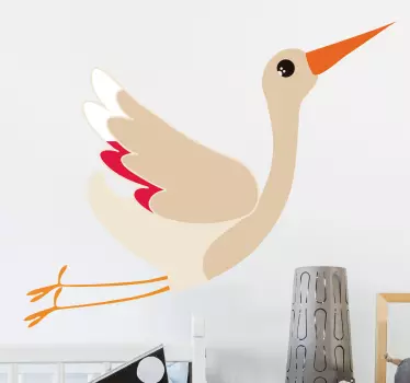 Nalepka za steno leteče štorklje - TenStickers