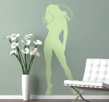 Nalepka za steno modela silhuet - TenStickers