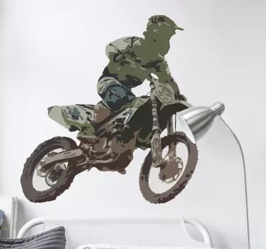 Nalepka za steno motocross racer - TenStickers