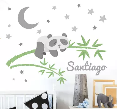Nalepka za steno po meri panda - TenStickers