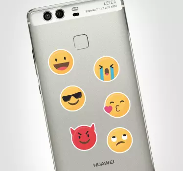 Nalepka za telefon emoji huawei - TenStickers