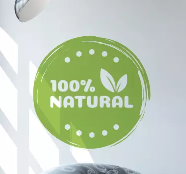 Nalepka za vegansko in bio temo - TenStickers