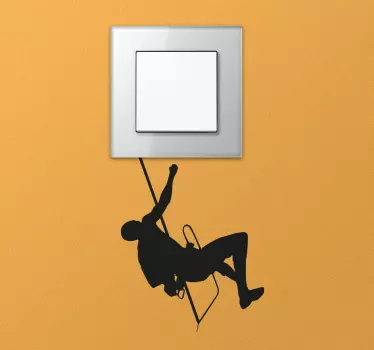 Nalepka za visečo alpinizirano stikalo - TenStickers