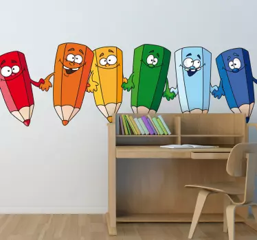 Nalepke prijateljev svinčnika - TenStickers