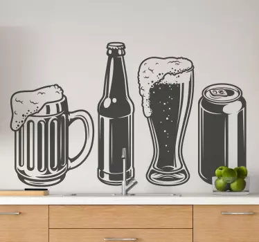 Nalepke za steklenice pivskih obrti - TenStickers