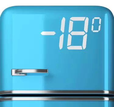 Naprava za temperaturo zamrzovalnika nalepka - TenStickers