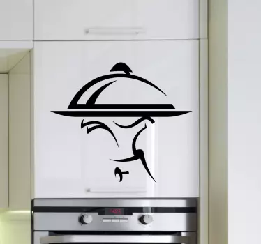 Natakar in pladenj kuhinjske stene - TenStickers