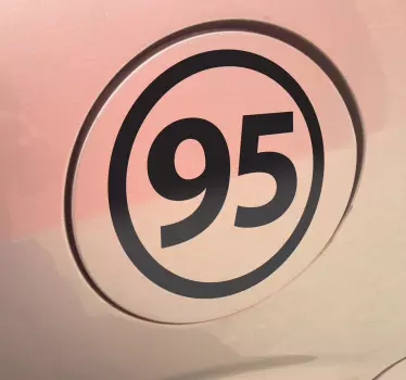 Neosvinčena 95 nalepka za vozilo - TenStickers