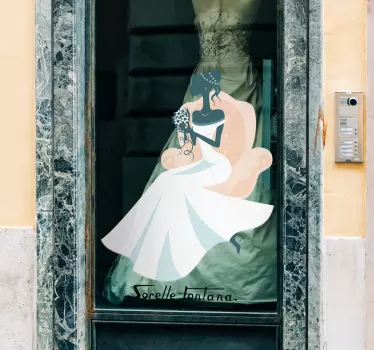 Nevesta na nalepki stol - TenStickers