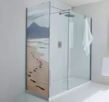 Odtis na nalepki za prhanje na plaži - TenStickers