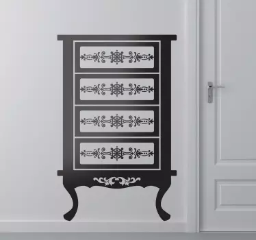 Okrasna nalepka francoske omare - TenStickers