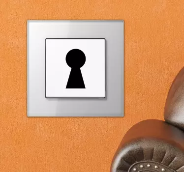 Okrasna nalepka za zaklepanje luči - TenStickers