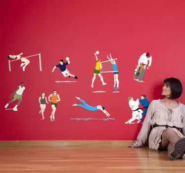 Olimpijske okrasne nalepke - TenStickers
