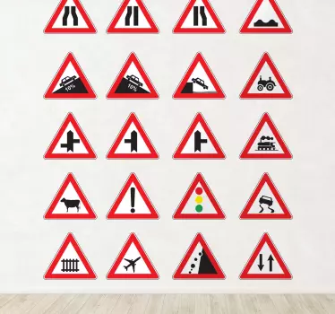 Opozorilne table dekorativne nalepke - TenStickers
