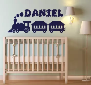 Osebna nalepka otroka vlaka - TenStickers