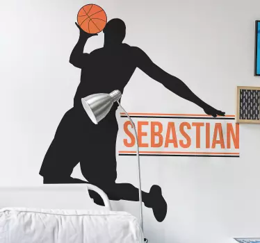 Stenska nalepka za košarko - TenStickers
