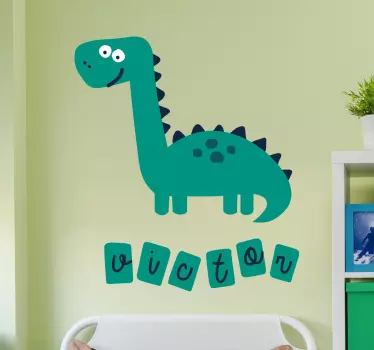 Otroci prilagojene nalepke za dinozavra - TenStickers
