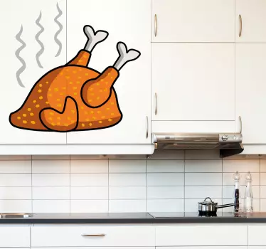 Pečenka piščanca - TenStickers