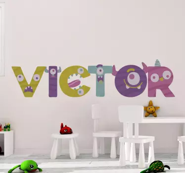 Pisava monster decal - TenStickers