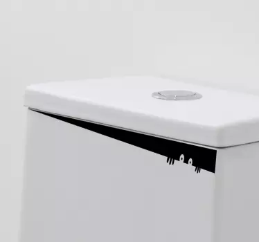 Pokukajte na stensko nalepko stranišča za kopalnico - TenStickers