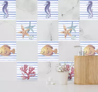 Prenos morskih ploščic - TenStickers