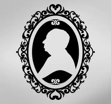 Prilagojena pokončna stenska nalepka okvirja - TenStickers