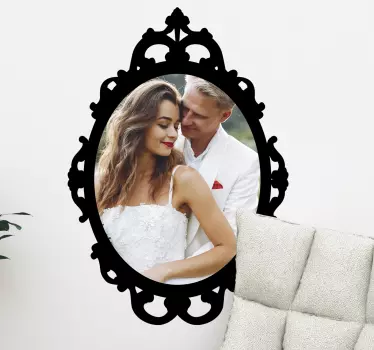 Prilagojena stenska nalepka za foto okvir - TenStickers