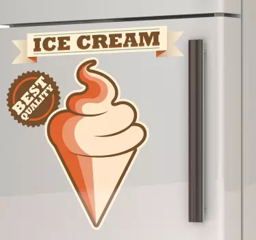 Reklamni sladoled znak nalepka - TenStickers