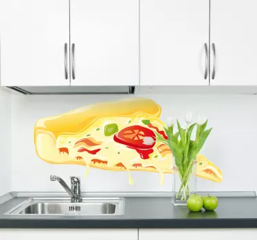 Rezina pice paradižnika in sira - TenStickers