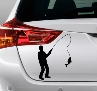 Ribič z nalepko za avtomobile - TenStickers