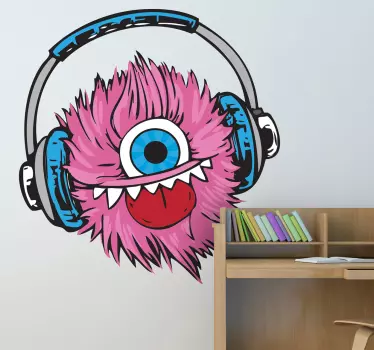 Roza puhasto kroglično nalepko - TenStickers