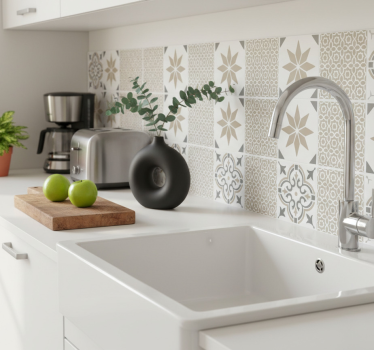 Sandstone moroccan mosaic nalepka za ploščice - TenStickers