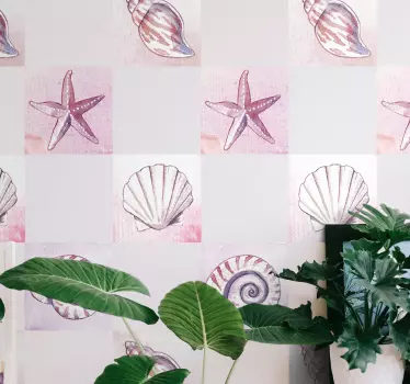 Sea life ploščice prenos ploščic - TenStickers