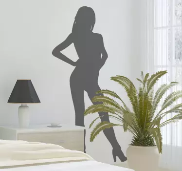Seksi dama nalepka za steno - TenStickers