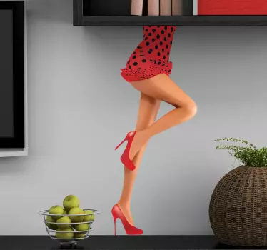 Seksi noge nalepka za stene - TenStickers