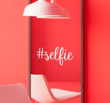 #selfie ogledalo stenske nalepke - TenStickers