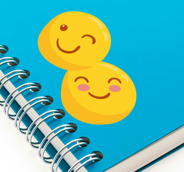 Nasmeh za risanje nalepk - TenStickers