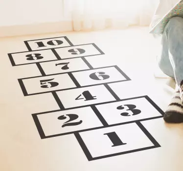 Sodobni otroški hopscotch decal - TenStickers