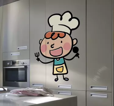 Srečna nalepka s čokoladnimi stenami - TenStickers