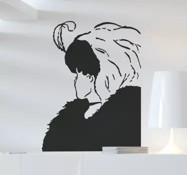 Stara ali mlada ženska stenska nalepka - TenStickers