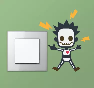 Stenska nalepka za električno stikalo za ljudi - TenStickers