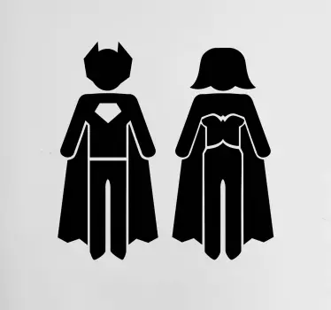 Superhero kopalniške nalepke - TenStickers