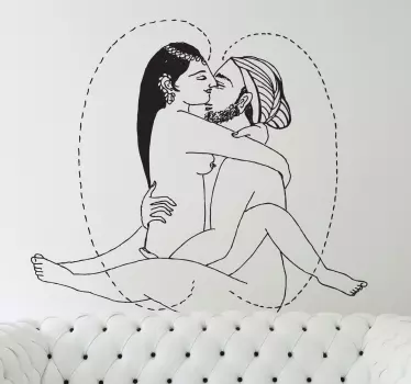 Tantrična seks nalepka - TenStickers