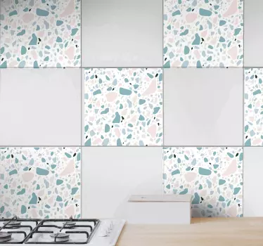 Terrazzo vzorec ploščic prenos ploščic - TenStickers