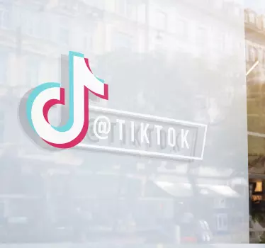 Tiktok osebna okenska nalepka - TenStickers