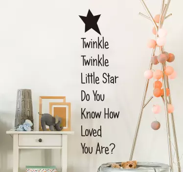 Twinkle vrtec decal - TenStickers