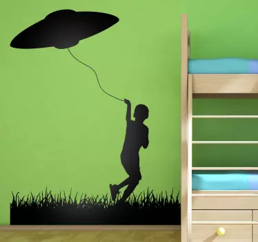 Ufo kite stenske nalepke - TenStickers