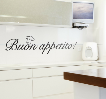 Vinilo decorativo buon appetito nalepka živali - TenStickers