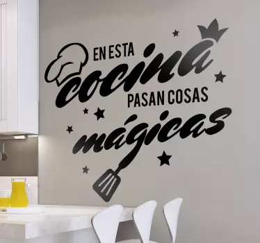 Vinilos para cocinas cosas mágicas nalepka za kuhinjo - TenStickers